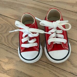 Classic Red Baby Sneakers
